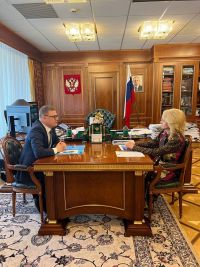Алексей Текслер встретился с вице-премьером Правительства РФ Татьяной Голиковой
